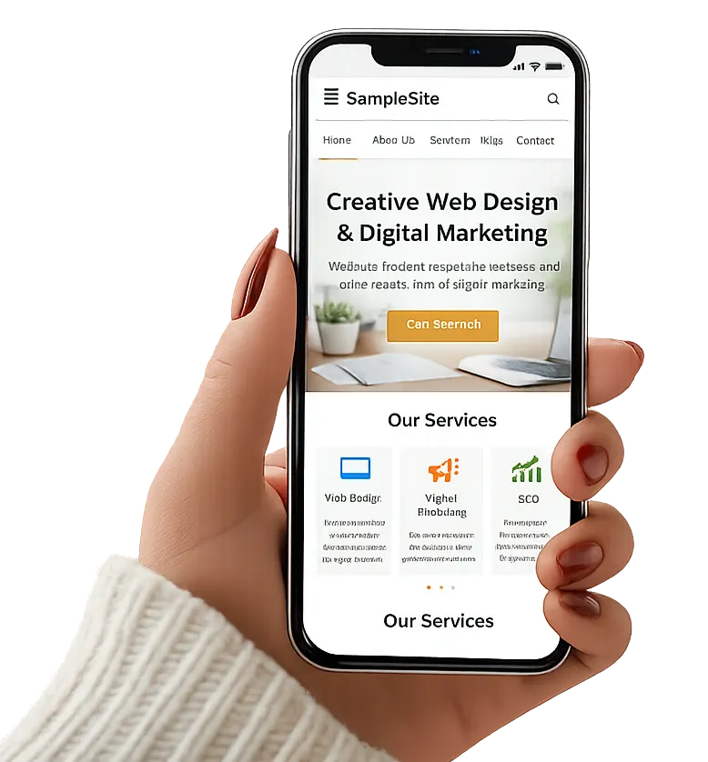 site in a day mockup